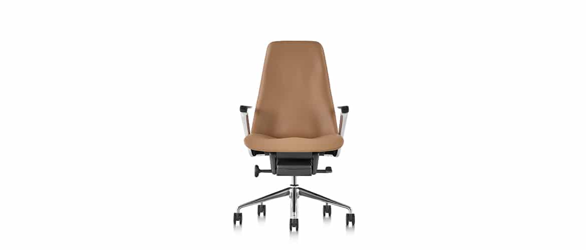 Chaise-bureau-en-cuire-marron-herman-miller1