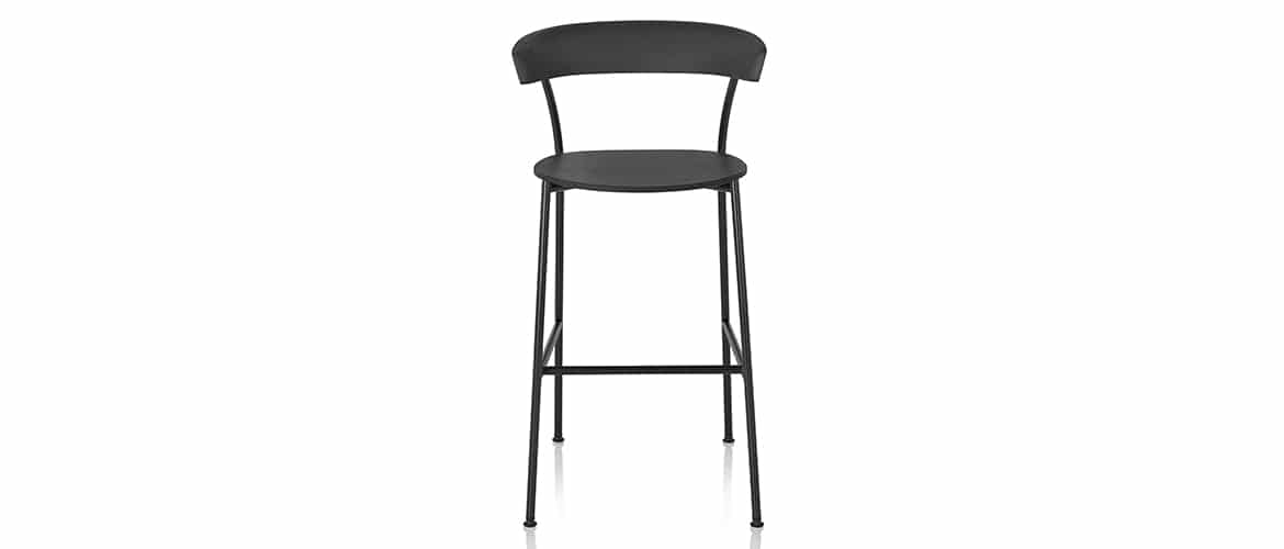 Chaise-longue-noir-herman-miller-leeway